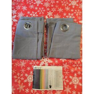 New Gray Country Boho Curtains 2 Panels 42 X 45